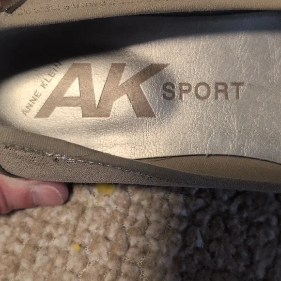 AK Sport Metallic Flats with Chain Detail - Picture 2 of 4